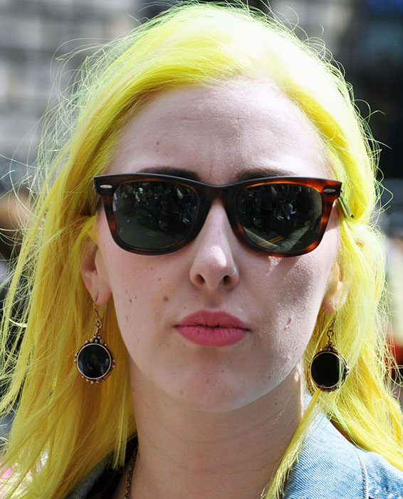 yellow hair
